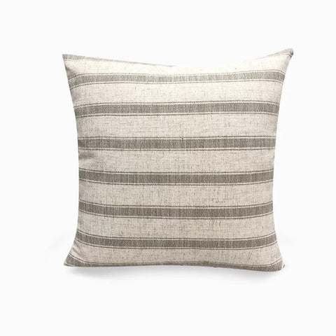 Beige Cotton Decorative Pillow Set (3-piece)