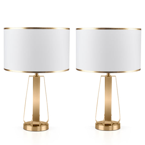 "Mardes" 23 inch 1-Light Table Lamp with Metal Base (2-Pack)