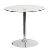 Skyler 35" Round Dining Table / Cocktail Table in Chrome