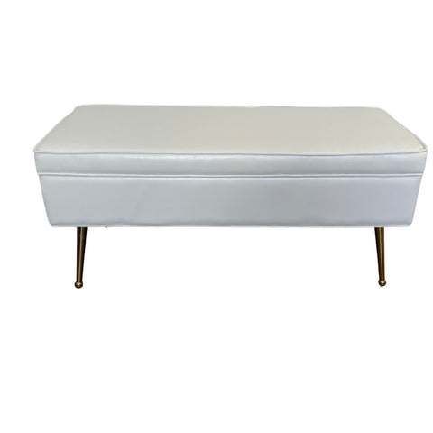 Upholstered Storage Bench/ Ottoman for Foot of Bed