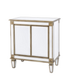 Berrian 30" Wide Champagne Gold Accent Chest-Clear Mirror - Only 2 Left