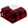 Checkered Super Soft Luxurious Bedding Throw Blanket 50 x 60 inches