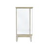 HawardChampagne Gold 3 Drawer Chest-Clear Mirror