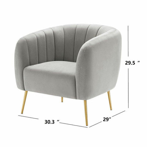 Modern Barrel Chair - Homebelongs