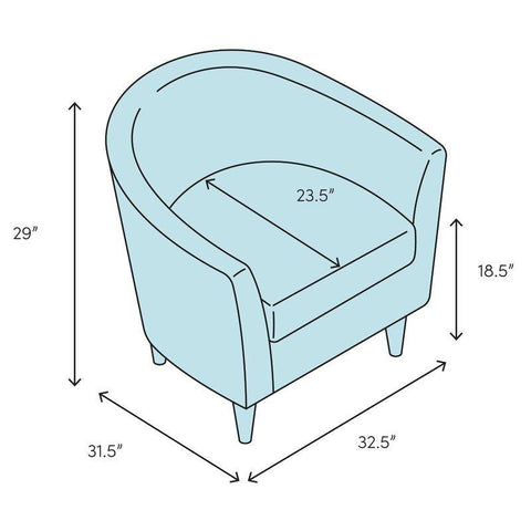 Barrel Chair - Homebelongs