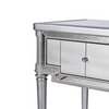 Nightstand has high end details and designs. It is a transitional design and go well with modern or traditional look.