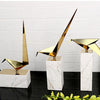 "Birds" Accessory Set with Marble Base (3-piece)