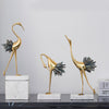 "Flamingos" Golden and Black Accessory Set (3-piece)