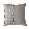 "Casumba" Grey Decorative Pillow Cover 18 inch x 18 inch