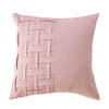 “孟买”粉色装饰枕套 18 英寸 x 18 英寸