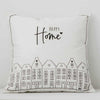 "Quotes" White with Black text Decorative Pillow Cover