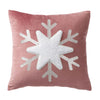 "Star Flake" Christmas Decorative Pillow Cover 18 inch x 18 inch