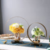 Dyna Decorative Golden Flower Vase Set (2-piece)