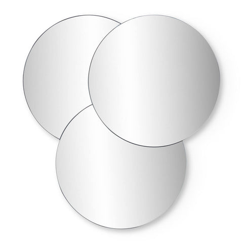 Overlapping Round Wall Mounted Mirror