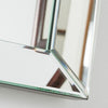 Miroir rectangulaire de 31 pouces x 23 pouces avec bord biseauté et supports de montage doubles