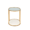 Golden Frame / Marble Accent Table / Nesting Table