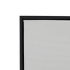 The frame around the canvas provides durability to the art pieces. The frame is painted in black.