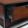 Victoria Wooden Walnut Finish Coffee Table with 2 Drawers