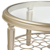 Table Basse Ronde Athena Champagne Or
