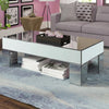 Believe Mirrored Square Coffee Table
