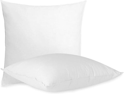 抱枕垫 18 英寸 x 18 英寸 - 2 件套，用于装饰枕头的聚酯垫