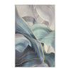 “Blue Silk” Abstract Framed Canvas Painting Print Artwork Set (3-Piece)