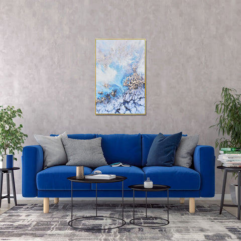 HomeBelongs hand painted canvas framed artwork is sure to become focal piece in your living room, bedroom, dinning room, foyer, kitchen and more