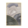 “Green Silk” Abstract Framed Canvas Painting Print Artwork Set (3-Piece)