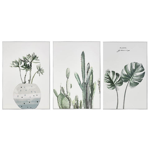 HomeBelongs Framed canvas printed artwork set of 3 pieces. These pieces are sure to become important wall decor pieces in your home.