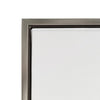 The frame around the canvas provides wrap resistant construction. The frame is painted in silver color.