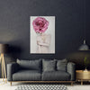 ”Rosy“ Framed Canvas Painting Print Artwork